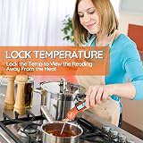 DOQAUS 3s Instant Read Meat Thermometer Backlit LCD Foldable Probe view 5