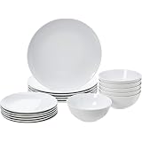 thumbnail image 2 of 18-Piece Porcelain Dinnerware Set – Service For 6 (White) By SEGAWE 2 of 6