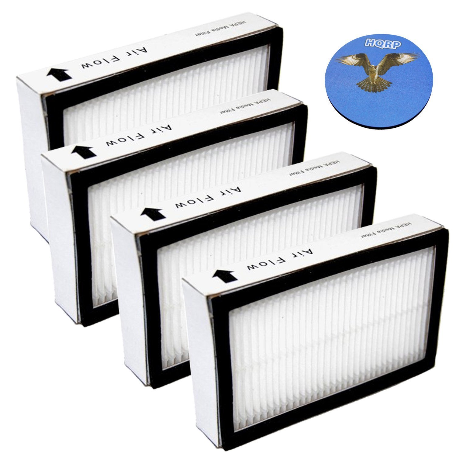 HQRP Exhaust Filter 4-Pack Works with 