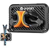 UPSPORT Ski Rack 1Pack, Ski/Snowboard Wall Mount, Skateboard Wall Mount, Fits Any Ski/Snowboard, Holds Up to 25lbs, Winter Gear Organizer, Vertical Ski Storage Rack for Home & Garage