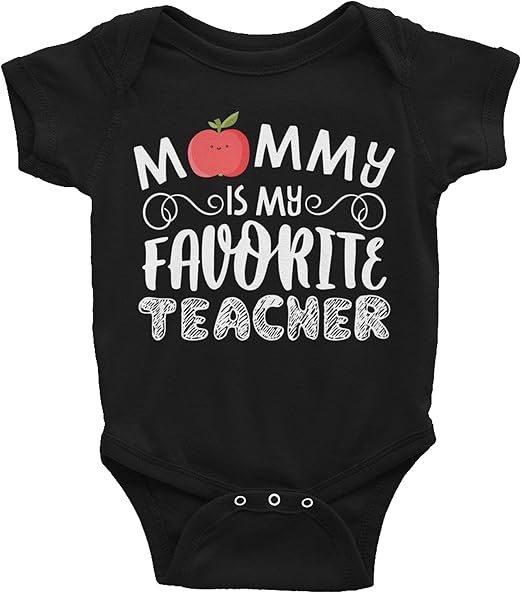 VinMea Baby Onesie Baby Teacher Teacher Mom Gift, Teacher Baby Gift