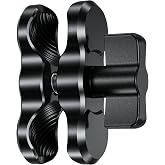 BRCOVAN Aluminum Alloy Double Socket Arm Short Arm | Compatible with RAM Mounts B Size 1" Ball Components, Fit for Bike Motorcycle Phone Mount Holder with 1 Inch Ball Adapter