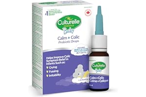 Culturelle Probiotics Calm Plus Colic Baby Probiotic Drops, 8 ml, Helps Soothe Colic, Fussiness, Crying & Irritability, Suppo