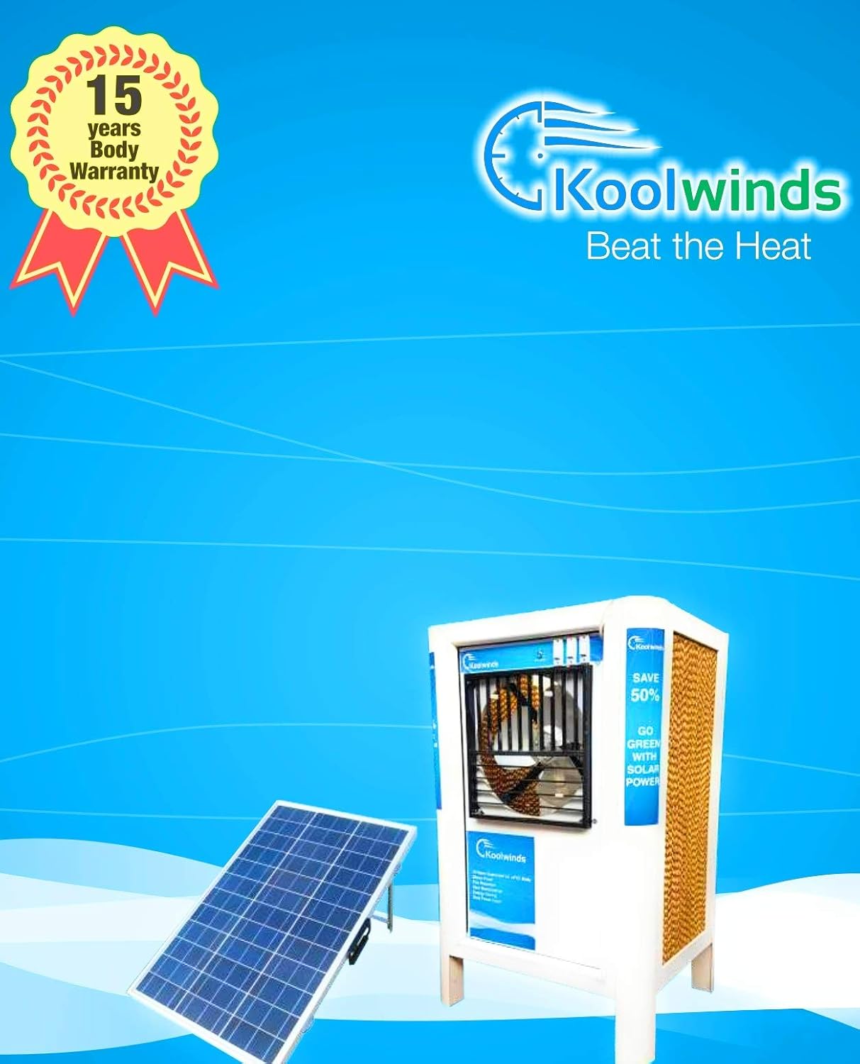solar water air cooler