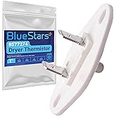 BlueStars 8577274 Dryer Thermistor Part - Fit for Whirlpool Kenmore KitchenAid Dryers - Replaces 3976615 AP3919451 WP8577274 PS993287 3390292 - Easy to Install
