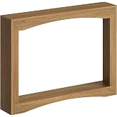 YATINEY Narrow Console Table, 5.9'' Thin Entryway Table, Behind Couch Table for Small Spaces, Small Farmhouse Hallway Table, for Living Room, Hallway, Foyer, Light Walnut CT19VV