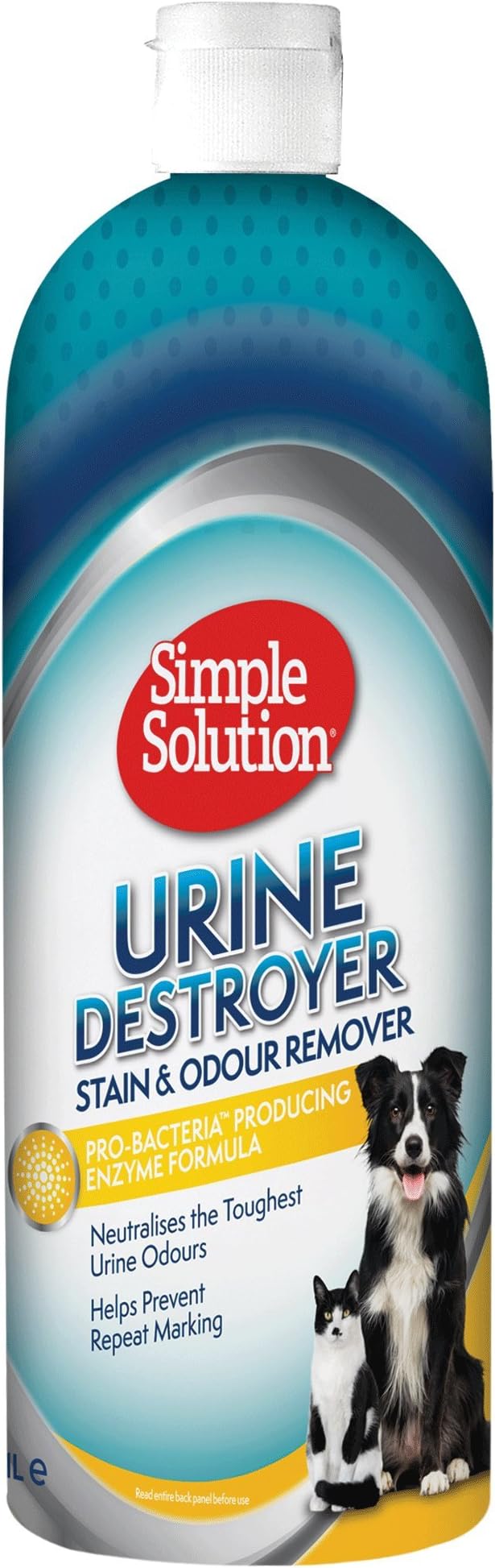 Simple Solution Urine Destroyer Enzymatic Cleaner 4 x 1L Pet Stain Odour