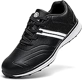 oiMKoi Men's Golf Shoes Professional Spikeless Golfers Training Sneakers Lightweight