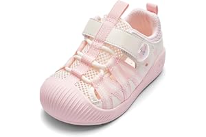 Balabala Toddler Girls Boys Sandals Breathable Walking Shoes Lightweight Sport Sandals Mesh Upper Toddler Sneakers with Hook and Loop