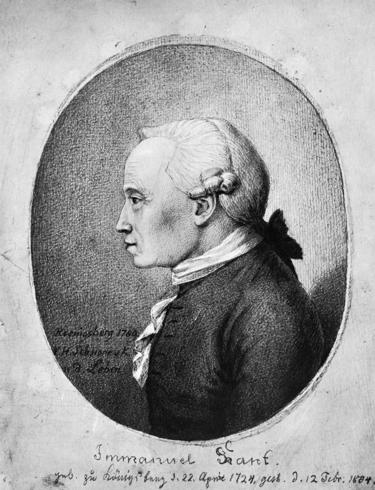 Immanuel Kant (17241804) Ngerman Philosopher Drawing 1789