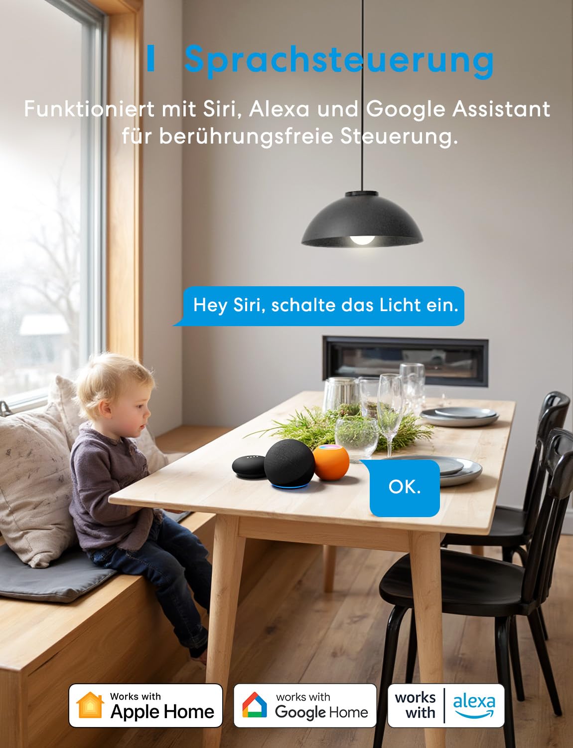 Meross MSS815 - Matter WLAN Schalter Unterputz | 10A & 1 Kanal | Neutral Erforderlich | Lichtsteuerung, Energieverbrauch & Zeitschaltuhr | Kompatibel mit HomeKit, Alexa, Google Home und Home Assistant 8