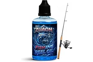 ZUAOA Fishing Reel Oil Lubricant 2oz for Saltwater Fishing Reels, Spinning, Baitcasting, Reel Bearings, Gears, Freshwater Sal