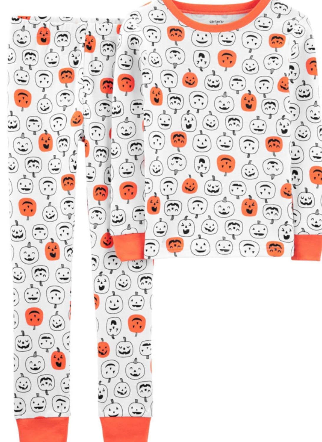 carters pumpkin pajamas