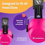 Vanderfields Premium Ear Defenders Hearing Protection 33.2dB Pink Rose view 7
