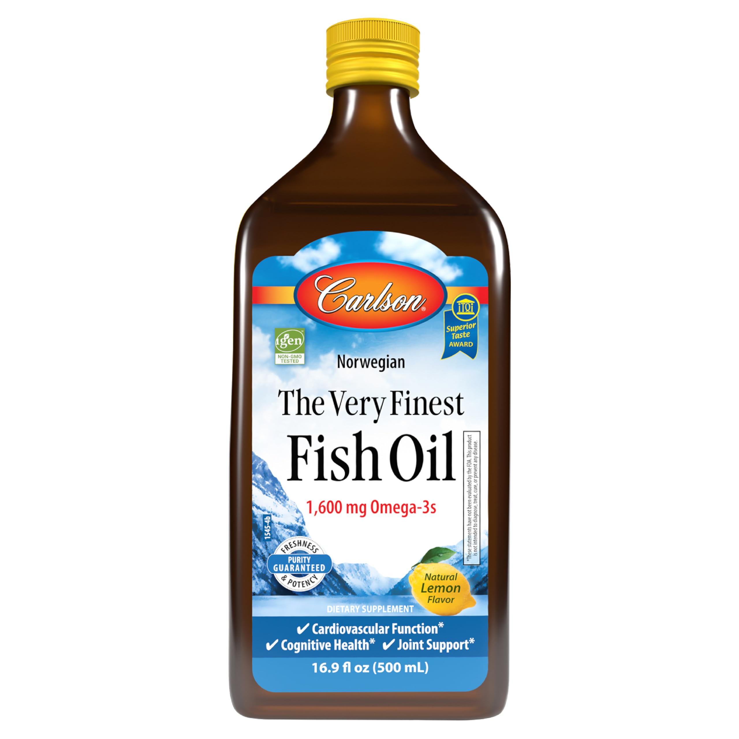 Carlson-Fish Oil Lemon 16.9fl o
