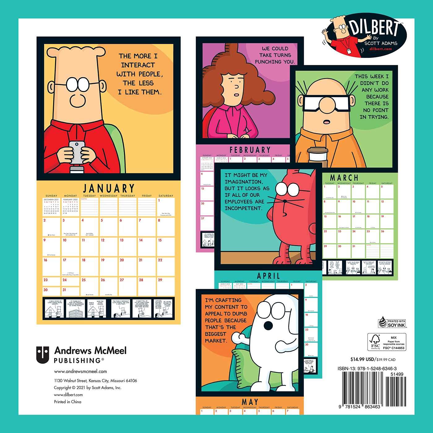 Dilbert Calendar 2022 Dilbert 2022 Wall Calendar : Adams, Scott: Amazon.co.uk: Books