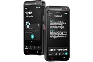 AI Voice Recorder, Digital Voice Recorder with Transcription & Summarize & Translation, 80GB Voice to Text Meeting Recorder a