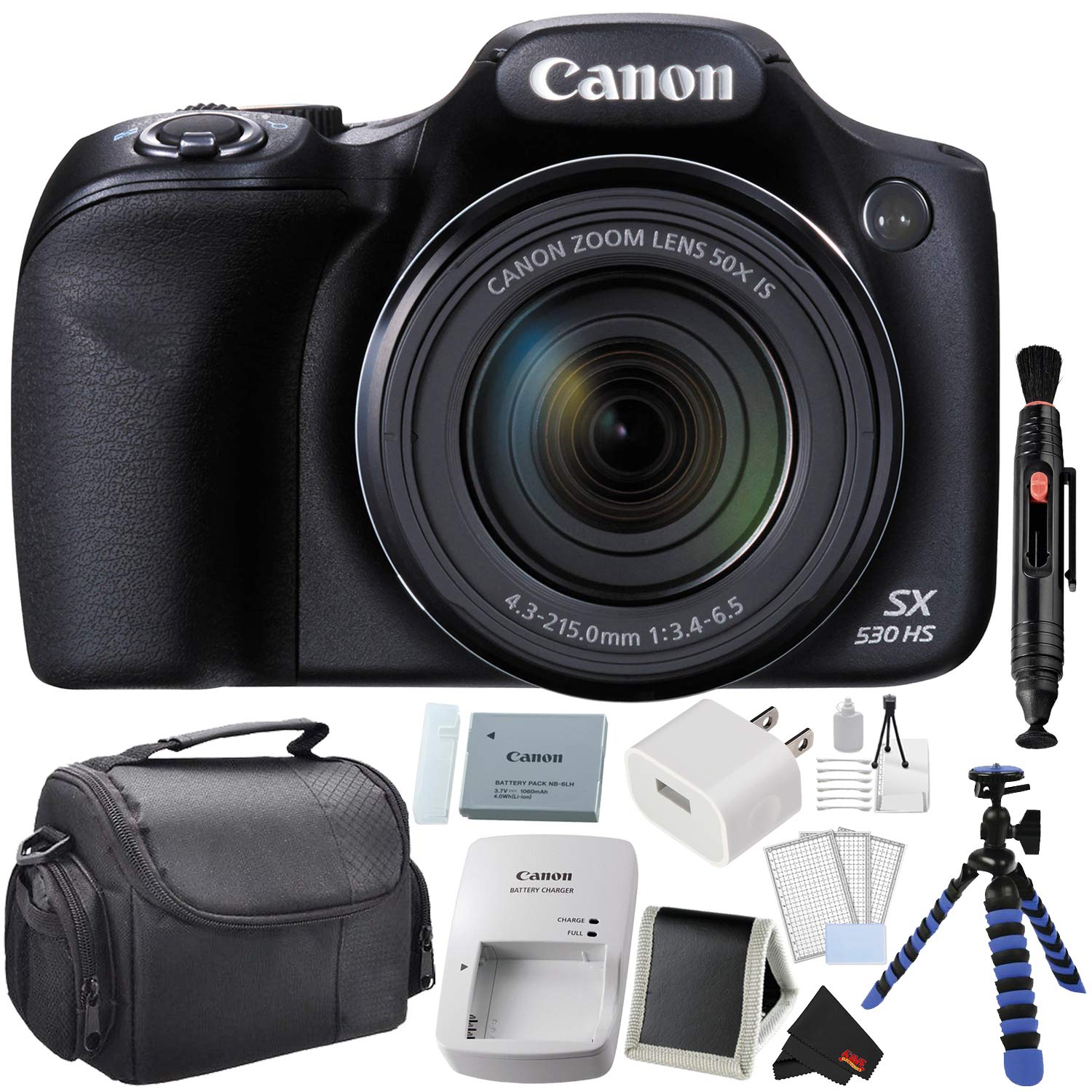 Canon PowerShot SX530 HS Digital Camera Bundle 3 13803244793 eBay