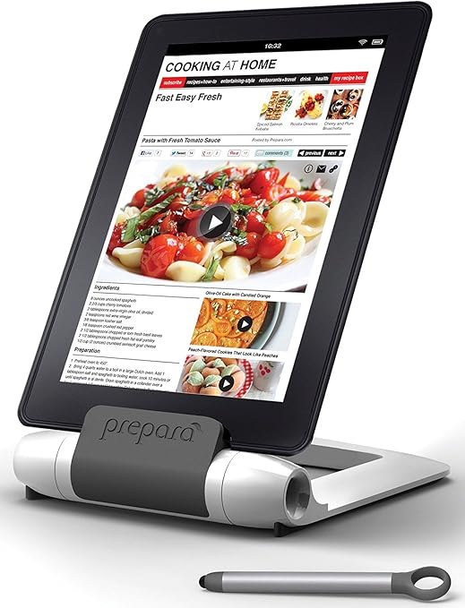 Prepara IPrep Tablet Holder / Stand, White Amazon.co.uk Kitchen & Home
