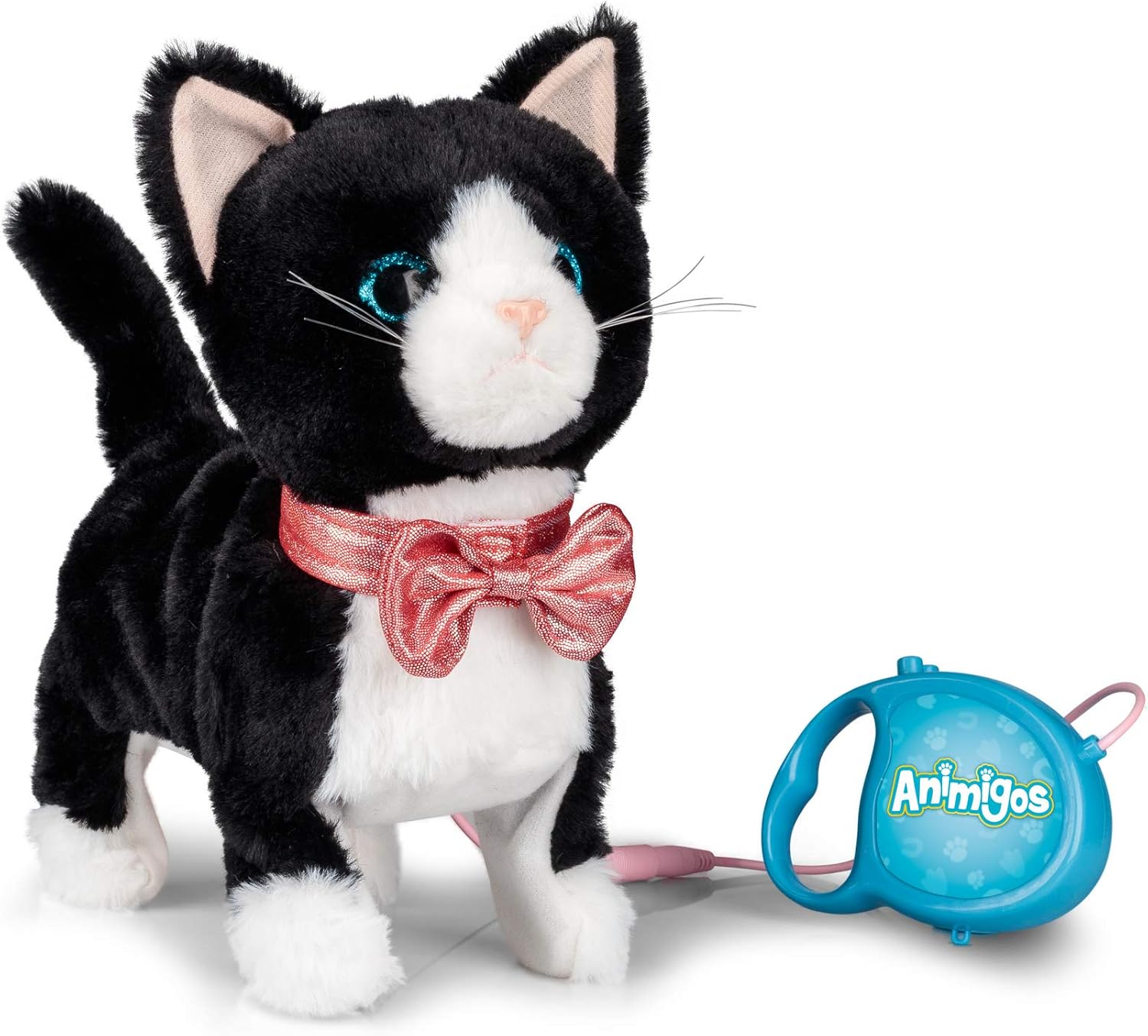 Tobar Animigos Mischievous Moggy Walking and Meowing Cat Plush Toy