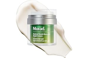 Murad Retinol Youth Renewal Night Cream - Anti-Aging Moisturizer with Retinol Tri-Active Technology and Niacinamide Gently Fights Wrinkles and Fine Lines, Boosts Radiance and Firms Skin - 1.7 Fl Oz