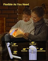 Glocusent USB Rechargeable Book Light for Reading