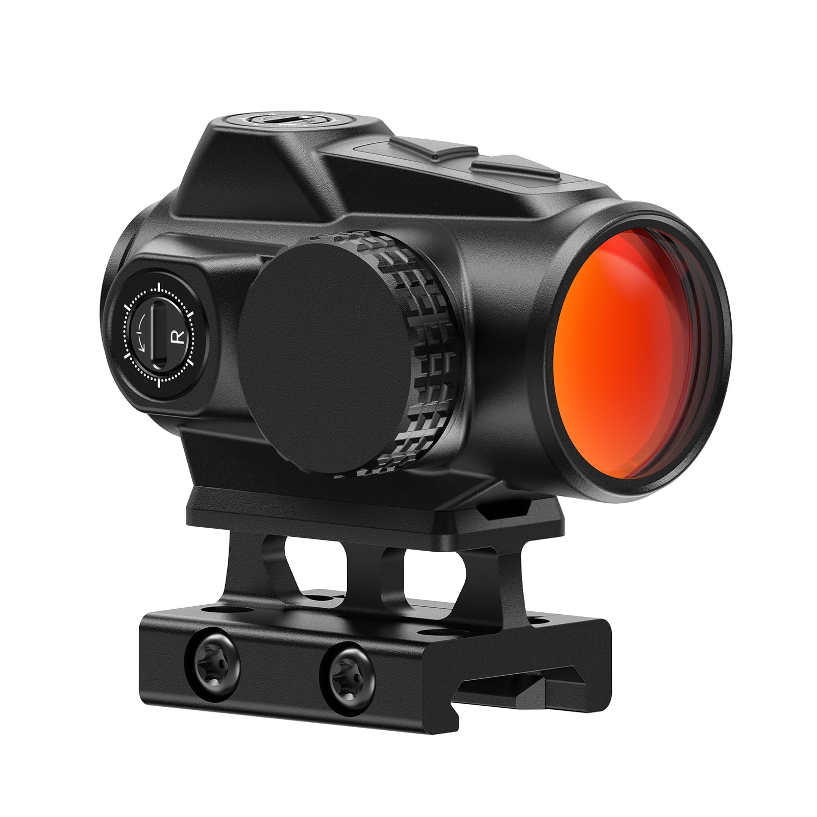 Feyachi V90 2 MOA Red Dot Sight Shake Awake Red Dot Scope Waterproof Riflescopes 1 x 25mm .75” Rser Mount