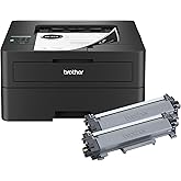 Brother HL-L2460DW XL Wireless Compact Monochrome Laser Printer with Duplex, Mobile Printing, Works with Alexa