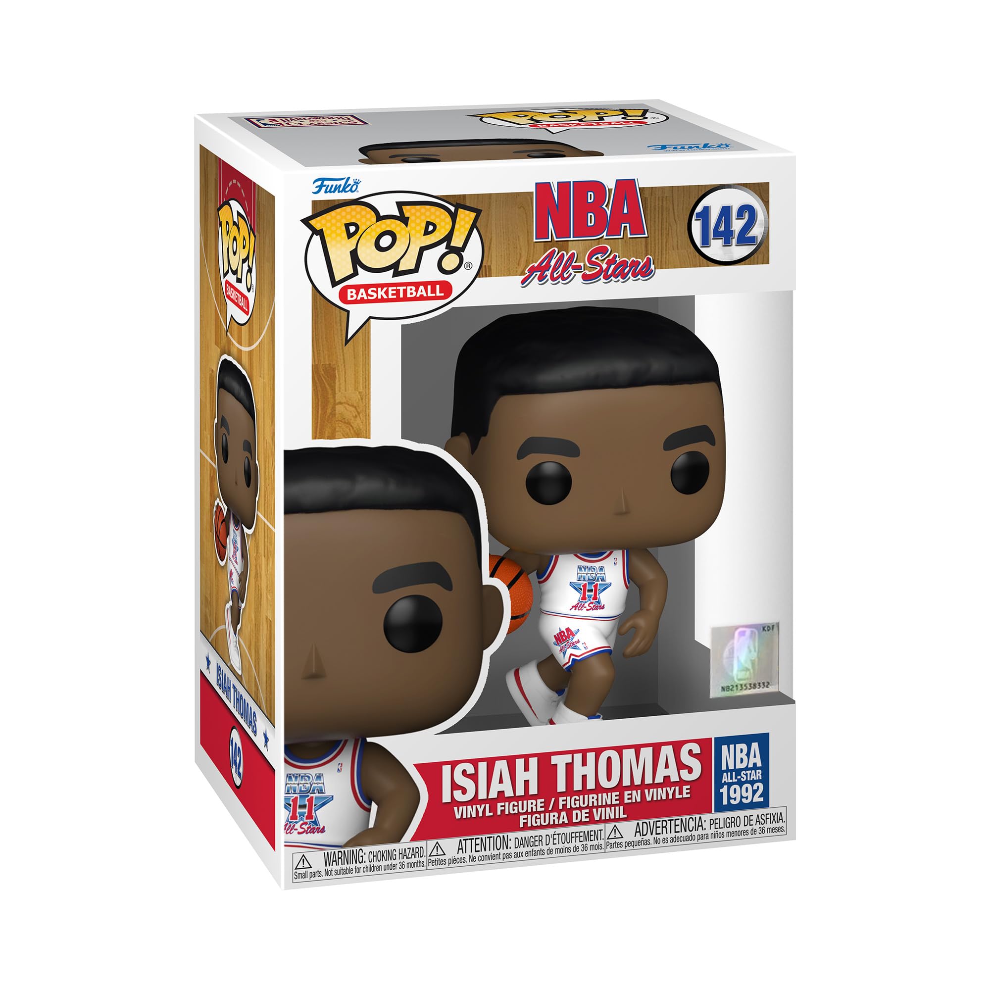 Funko POP! NBA Legends-Isiah Thomas - (White All Star Uni 1992) - Collectable Vinyl Figure - Gift Idea - Official Merchandise - Toys for Kids & Adults - Sports Fans - Model Figure for Collectors
