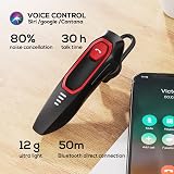 Micool DY20Plus Trucker Bluetooth Headset Noise Cancelling 30H Talk Time Caller view 8