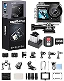 AKASO Action Camera Bundle with Brave 4 Pro 4K30fps
