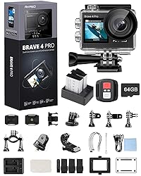 AKASO Action Camera Bundle with Brave 4 Pro 4K30fps