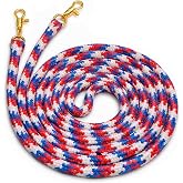 Parelli Finesse Horse Reins - Smooth Yachting Braid Rope, Brass Swivel Snap Bit Ring Attachment | Equestrian Horseback Riding Arena Training Reins