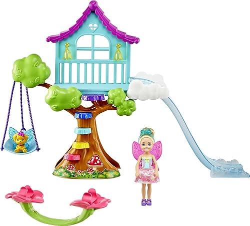 Barbie Dreamtopia Doll and Doll House, Chelsea Fairy Treehouse