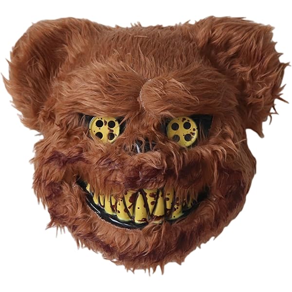 Amazon.com: LUOZZY Scary Bloody Bear Masks Party Performance