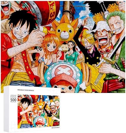 Mpjtjgwz Japanese Anime One Piece Jigsaw Puzzles Wooden 500 Piece Stress Relief Family Interactive Games Gift Jigsaw Puzzles Toys Games Kiririgardenhotel Com