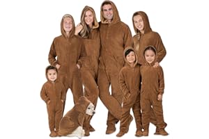 Footed Pajamas - Family Matching Hoodie Onesie | One Piece Boys, Girls, Men, Women Pjs and Pets Sweaters | Unisex