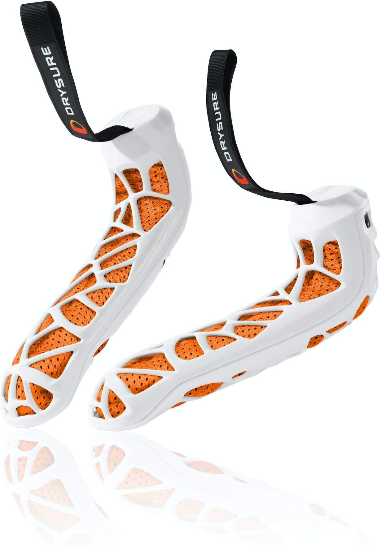 Drysure Active Shoe Dryer (2019) - No Heat, No Batteries, No Electricity (White & Orange, L-XL / UK8-14 (EU 42 - 47)
