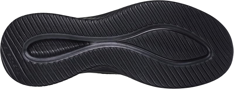 Hombre Ultra Flex 3.0 Smooth Step Slip-In ENTRENADOR, Black Knit/Trim, 42 EU