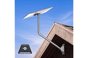 SUBFIX Starlink Gen 3 Mount, Adjustable Mounting Kit Compatible with V3 Starlink Standard Dish, Starlink Wall Mount/Roof Mount 【Include Aluminum Starlink Gen 3 Pipe Adapter】