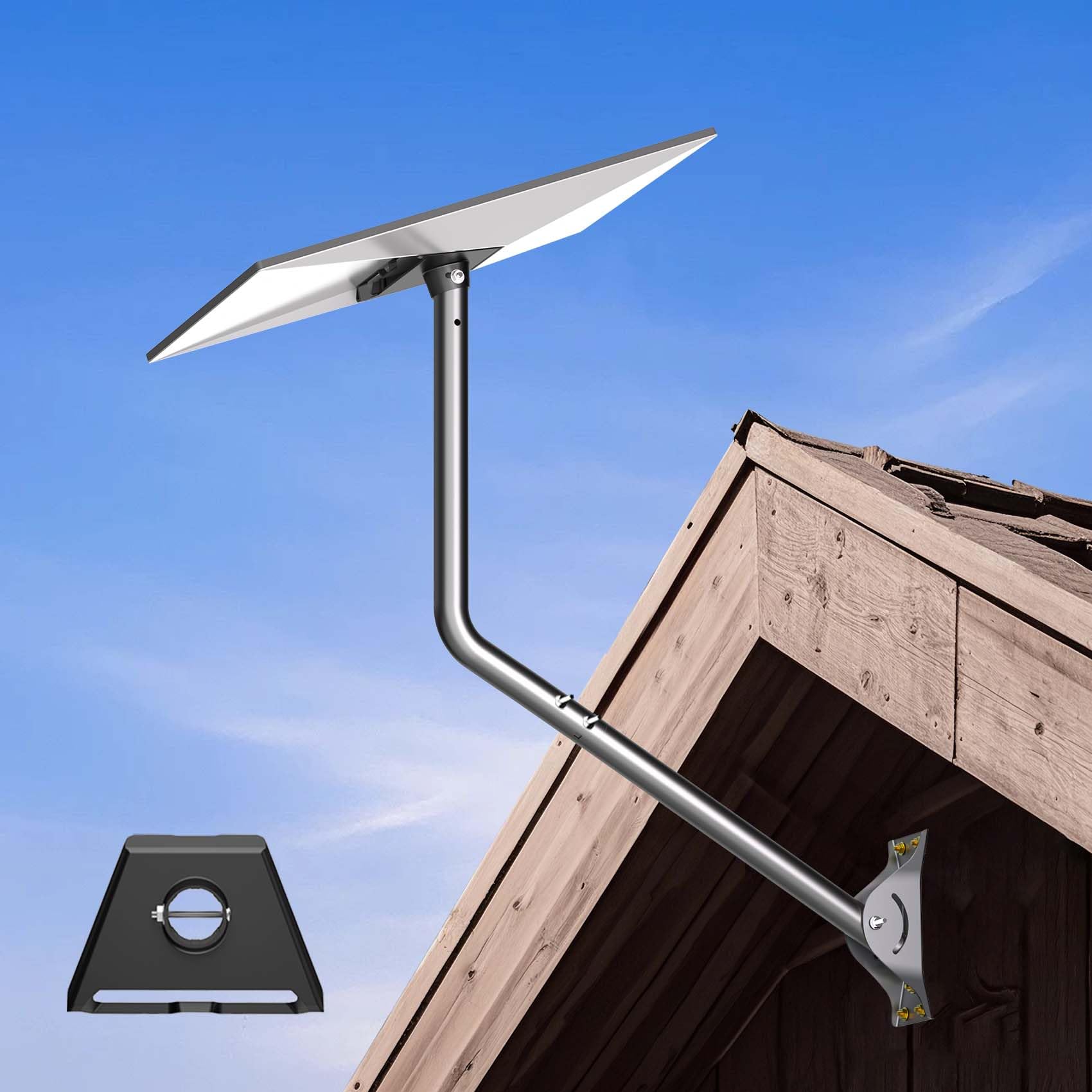 Photo 1 of SUBFIX Starlink Gen 3 Mount, Adjustable Mounting Kit Compatible with V3 Starlink Standard Dish, Starlink Wall Mount/Roof Mount ?Include Aluminum Starlink Gen 3 Pipe Adapter?