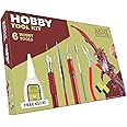 The Army Painter, Hobby Tool Kit with Glue & 6 Tools: Drill incl. 3 bits, Hobby Knife, Side Cutter, Sculpting Tool & Green St
