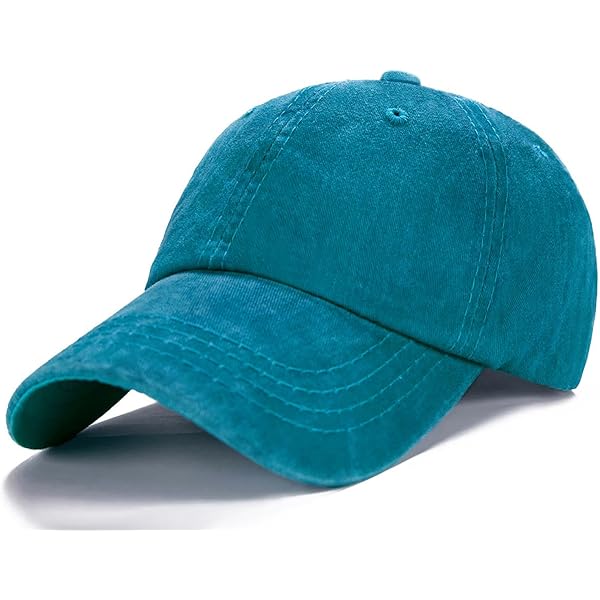 Glory Max 100% Cotton Baseball Cap Classic Plain Low Profile Golf