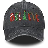 Betyiwling Baseball Cap for Women Men Embroidery Adjustable Washed Distressed Trucker Hat