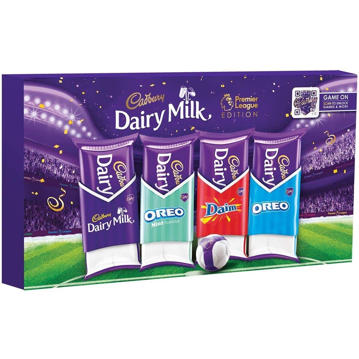 Cadbury Dairy Milk Premier League Bars Gift Party Treat Selection Pack
