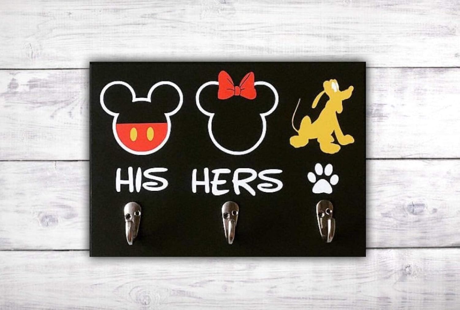 wood dog leash holder