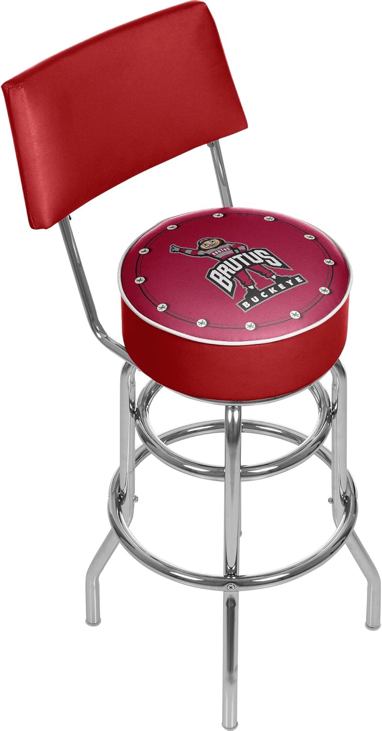 Best ncaa logo padded bar stool