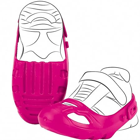 Unbekannt Bobby Car Schuhschoner mit Klettverschluß Pink für Schuhgröße 21-27 • Schuh Schoner Schuhschützer Größe Rutscher