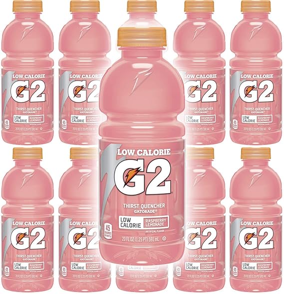 Gatorade G2 Pink Raspberry Lemonade, Low Calorie Thirst