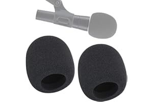 WIBOND SM58 Mic Foam Cover - Pop Filter Customized for Shure SM58 Microphone Windscreen Reduce Wind Noises (2 PCS)